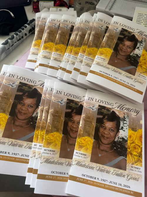 8.5" x 11" Custom Booklets | Premium Full Color Booklet Printing | Business, Event, Church, Funeral & Marketing Booklets | Fast Turnaround